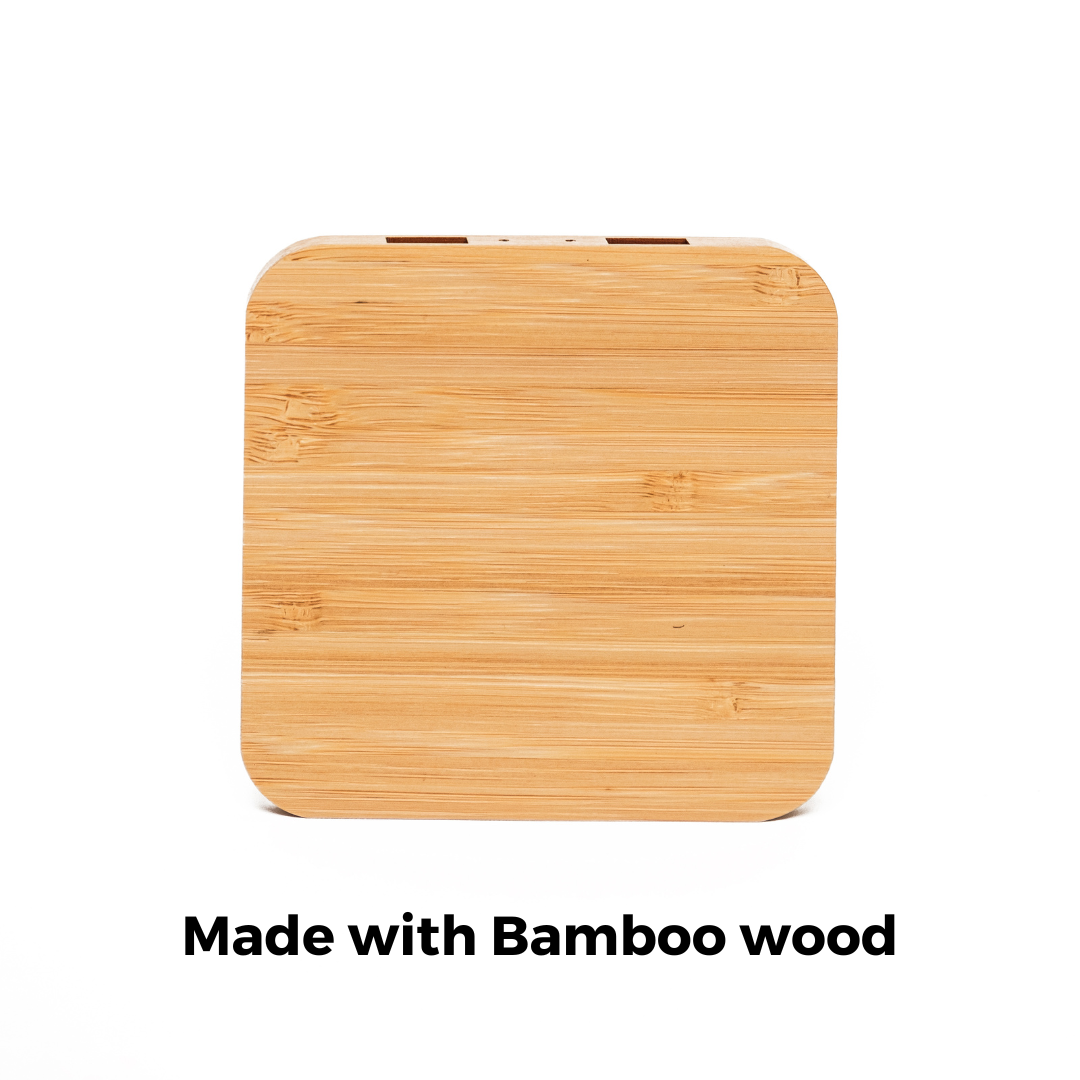 Chokore Chokore Bamboo 15W Wireless Phone Charging Pad Chokore Bamboo 15W Wireless Phone Charging Pad 