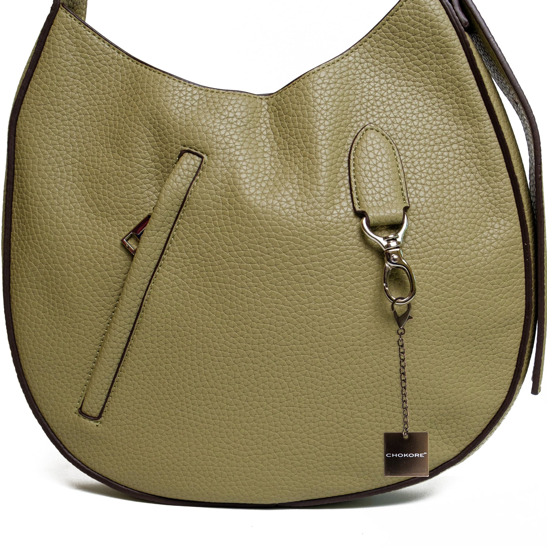 Chokore Chokore Round Hobo Bag with Shoulder Belt (Green) Chokore Round Hobo Bag with Shoulder Belt (Green) 