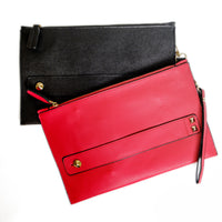 Chokore Chokore Vegan Leather Envelope Clutch (Red)