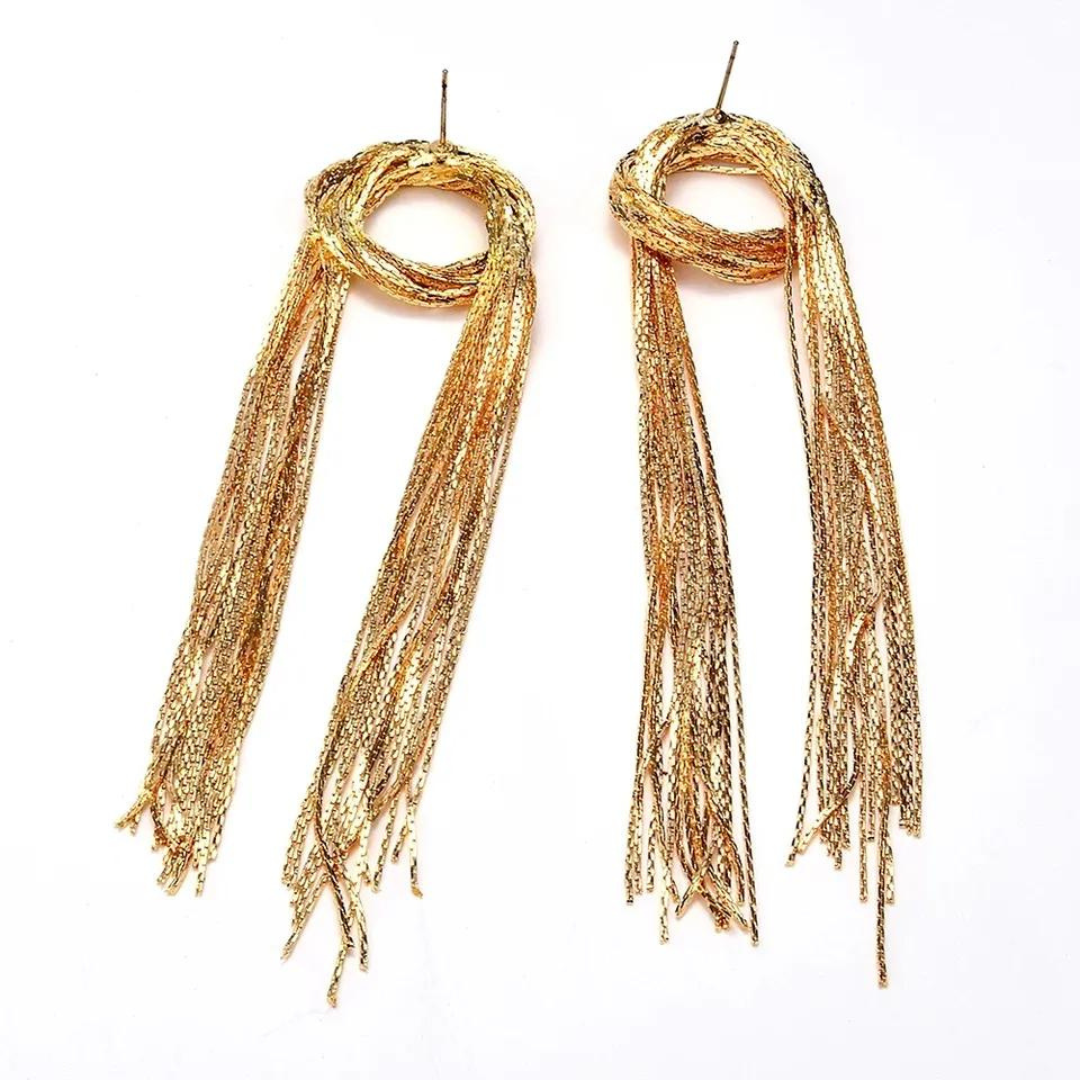 Chokore Chokore Drop Chain Earrings Chokore Drop Chain Earrings 