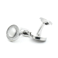 Chokore Chokore Silver Sandstone Cufflinks