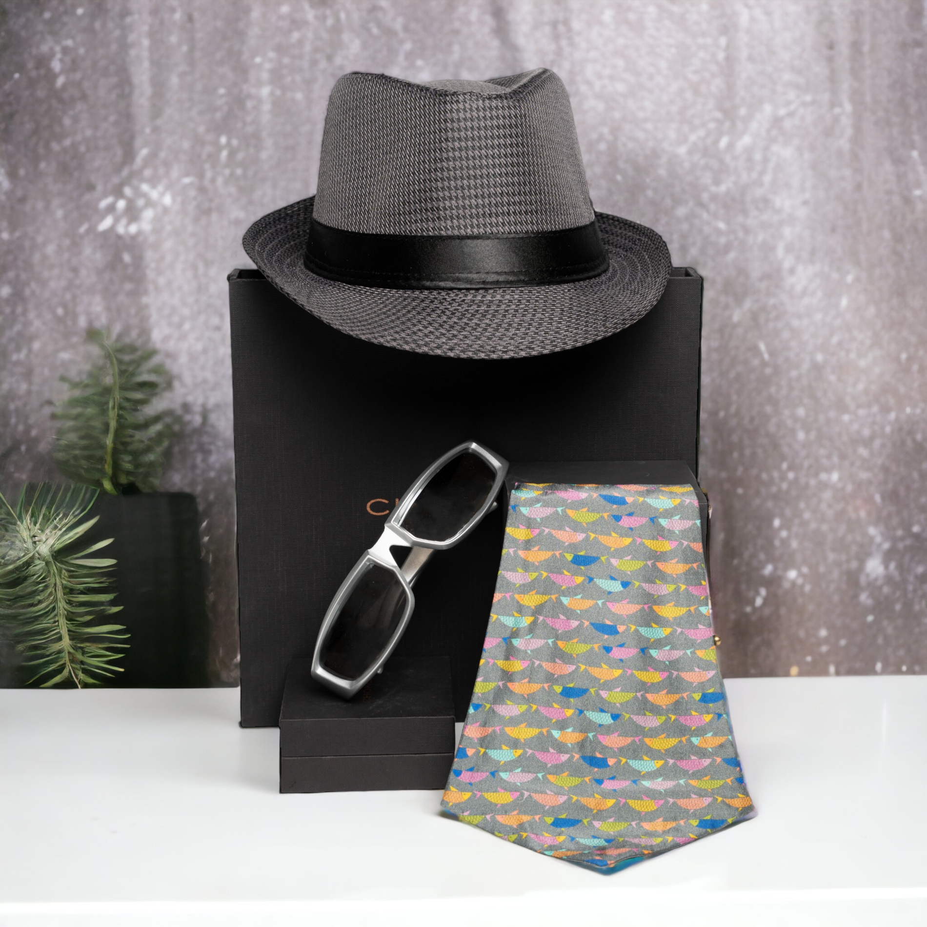 Chokore  Chokore Special 3-in-1 Gift Set (Cravat, Sunglasses, & Hat) 