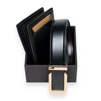 Chokore Chokore Special 2-in-1 Gift Set for Him (Black Belt and Wallet)