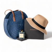 Chokore Chokore Special 3-in-1 Gift Set for Him & Her (Straw Hat, Beach Bag, & 100 ml Secret Summer Perfume)