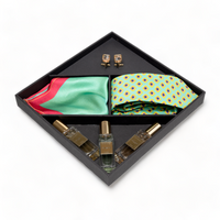 Chokore Chokore Special 4-in-1 Gift Set for Him (Pocket Square, Necktie, Perfume Combo, & Cufflinks)