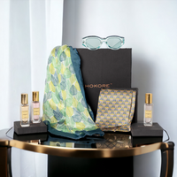 Chokore Chokore Special 4-in-1 Gift Set for Her (Silk Stole, Scarf, Sunglasses, & Perfumes Combo)