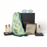 Chokore Chokore Special 4-in-1 Gift Set for Her (Silk Stole, Scarf, Sunglasses, & Perfumes Combo)