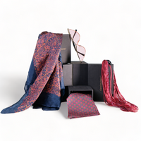 Chokore Chokore Special 4-in-1 Gift Set for Her (Silk Stole, Scarf, Sunglasses, & Necklace)