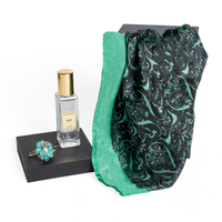 Chokore Chokore Special 3-in-1 Gift Set for Her (Silk Stole, Turquoise Stone Ring, & 20 ml Elixir Perfume)