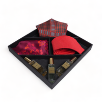 Chokore Chokore Special 4-in-1 Gift Set for Him (Necktie, Pocket Square, Cravat, & Perfumes Combo)