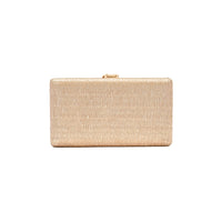 Chokore Chokore Shimmery Leaf Clutch/Handbag (Champagne)