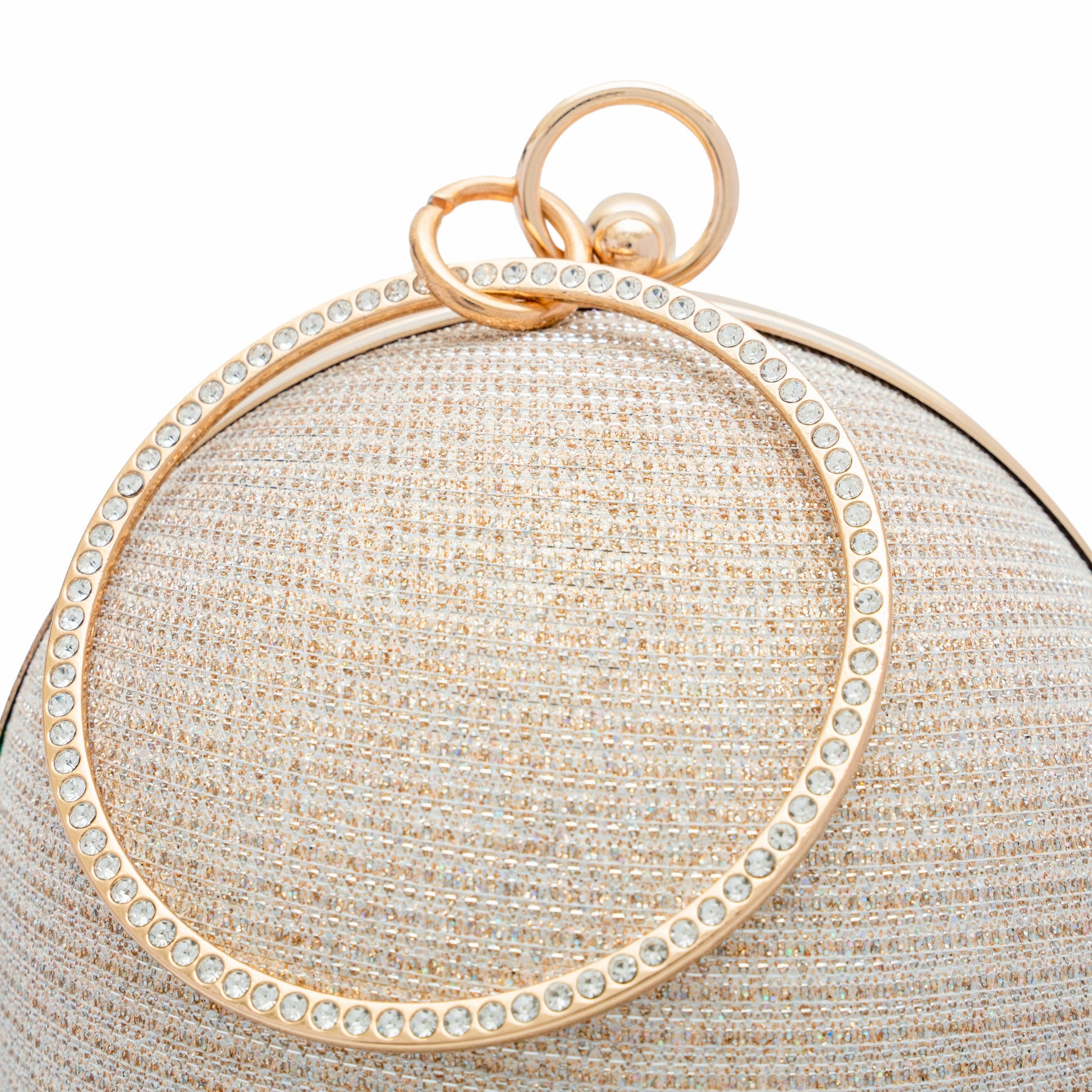 Chokore Chokore Spherical Rhinestone Crossbody Bag (Golden) Chokore Spherical Rhinestone Crossbody Bag (Golden) 