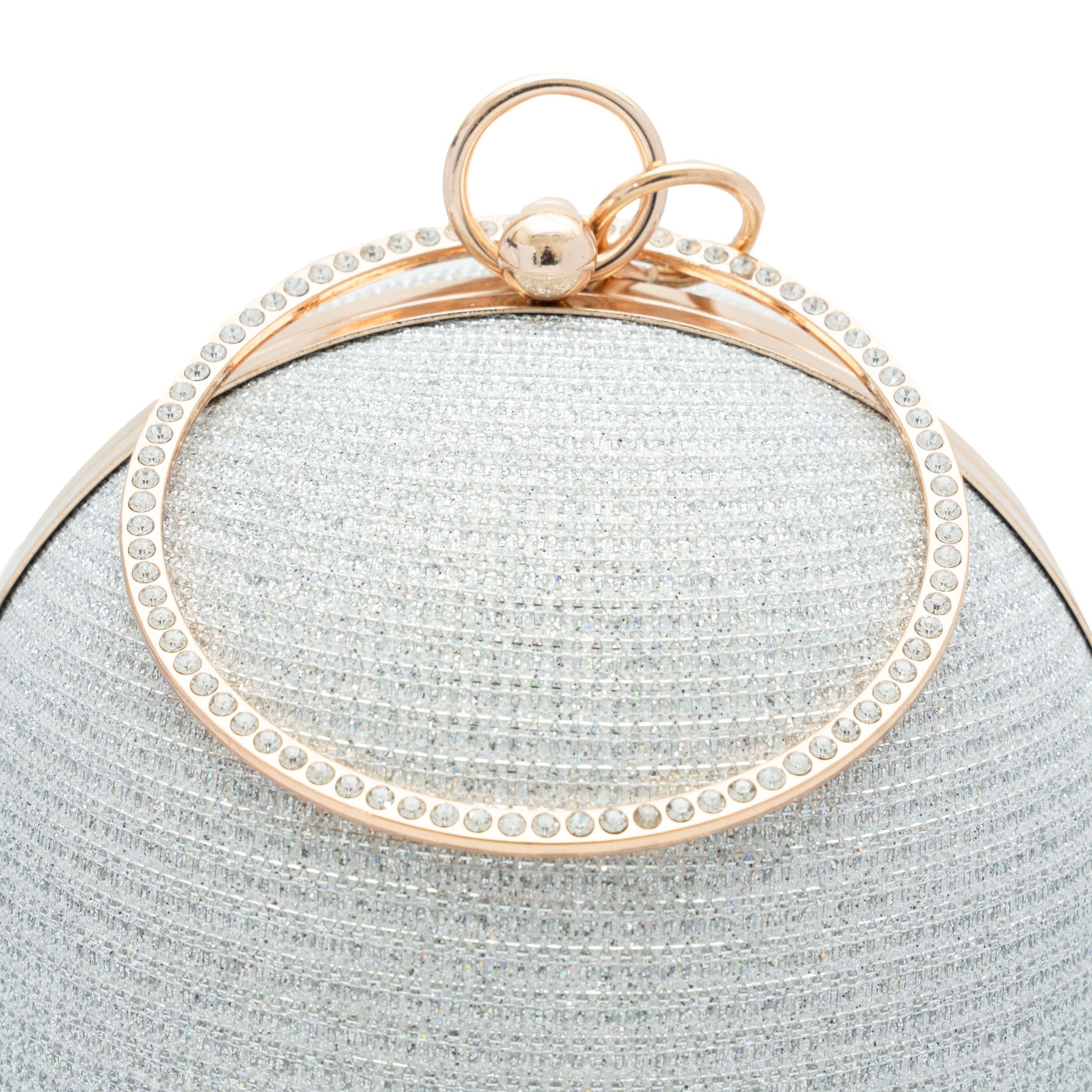 Chokore Chokore Spherical Rhinestone Crossbody Bag (SIlver) Chokore Spherical Rhinestone Crossbody Bag (SIlver) 