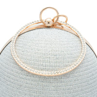 Chokore Chokore Spherical Rhinestone Crossbody Bag (SIlver)