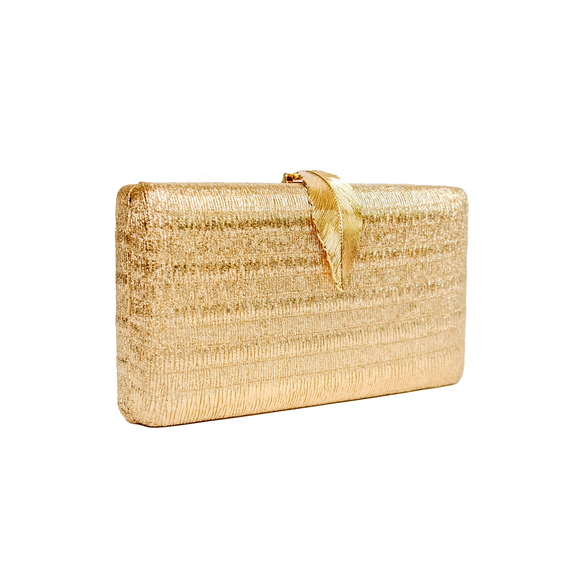 Chokore Chokore Shimmery Leaf Clutch/Handbag (Gold) Chokore Shimmery Leaf Clutch/Handbag (Gold) 