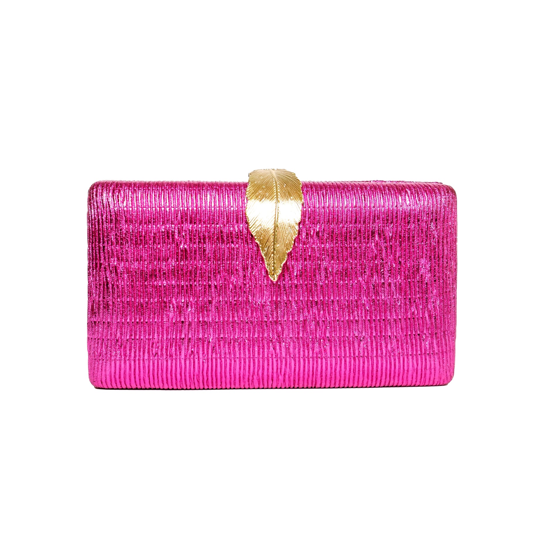 Chokore Chokore Shimmery Leaf Clutch/Handbag (Pink) Chokore Shimmery Leaf Clutch/Handbag (Pink) 