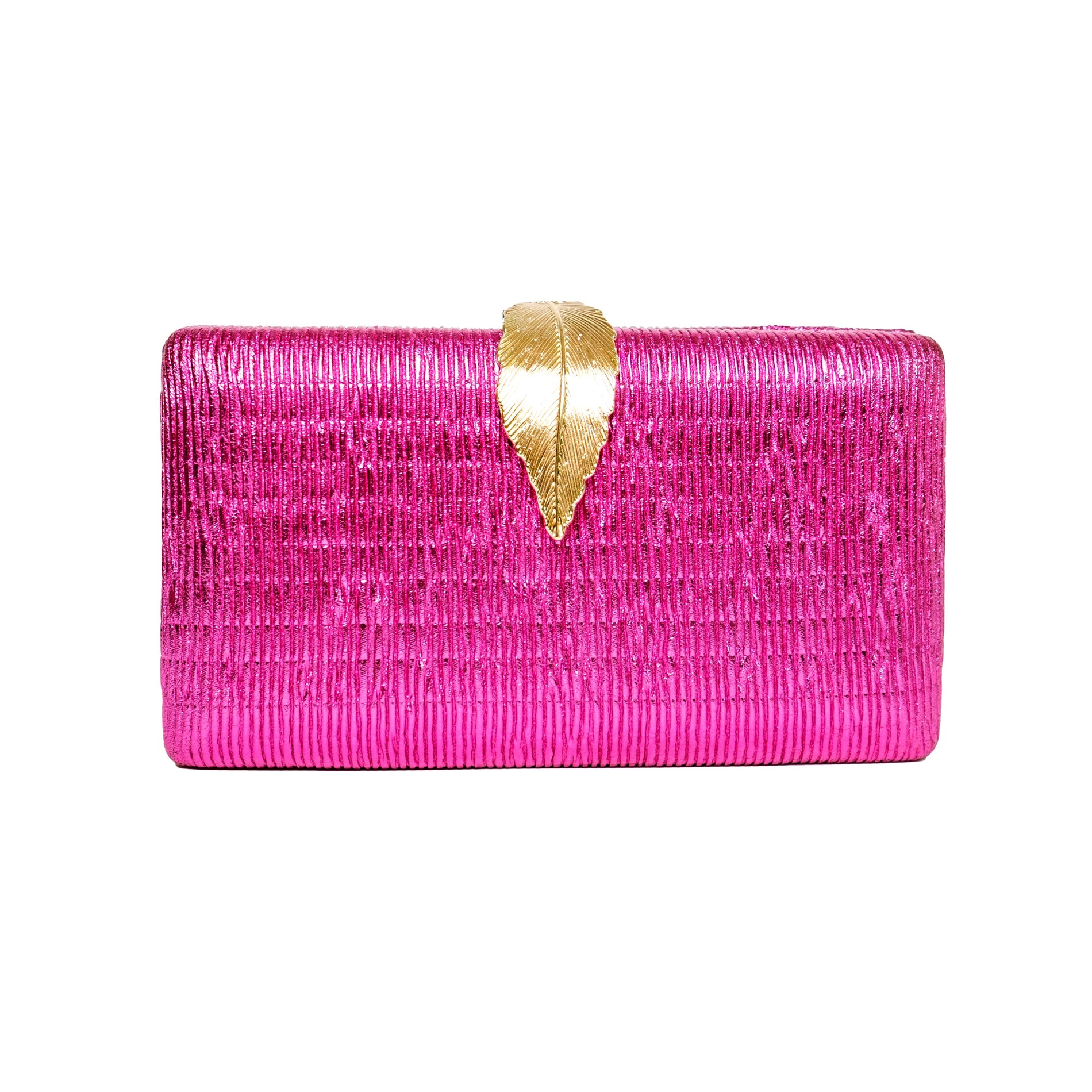 Chokore Chokore Shimmery Leaf Clutch/Handbag (Pink) Chokore Shimmery Leaf Clutch/Handbag (Pink) 