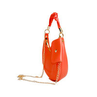 Chokore Chokore Baguette Bag with Gold Chain (Orange)