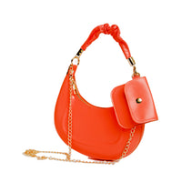 Chokore Chokore Baguette Bag with Gold Chain (Orange)