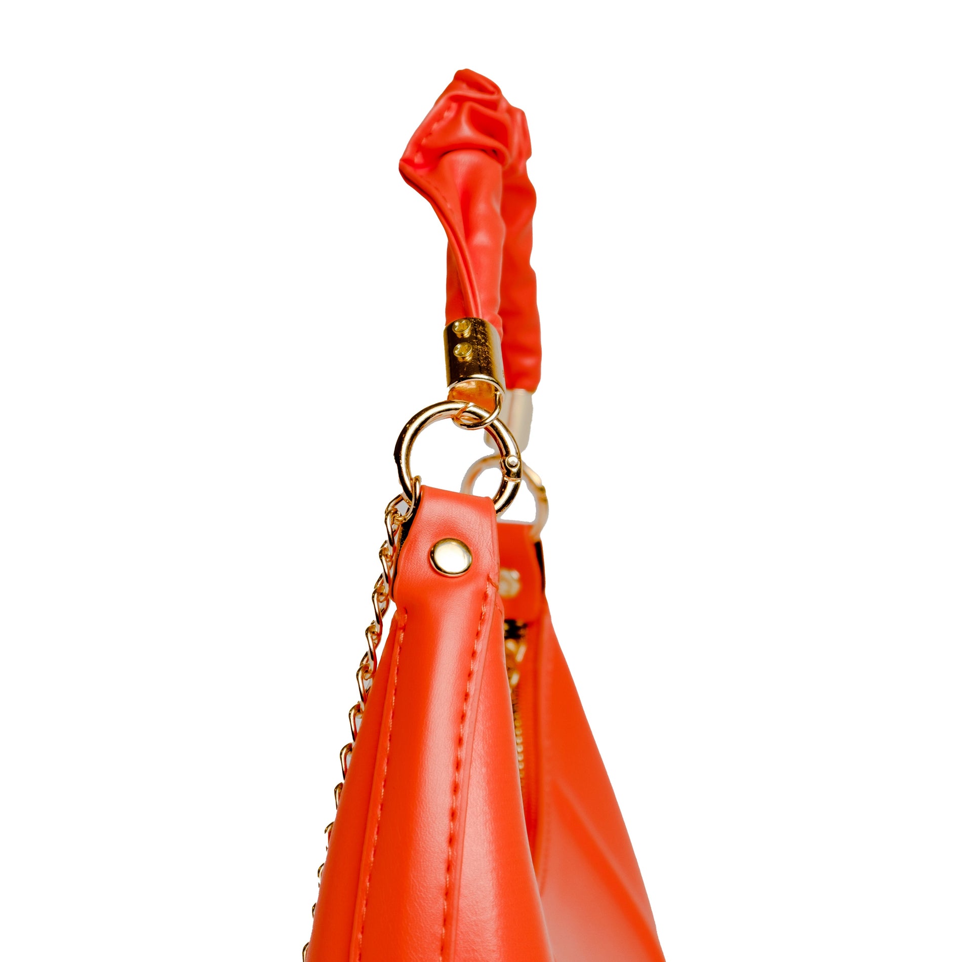 Chokore Chokore Baguette Bag with Gold Chain (Orange) Chokore Baguette Bag with Gold Chain (Orange) 