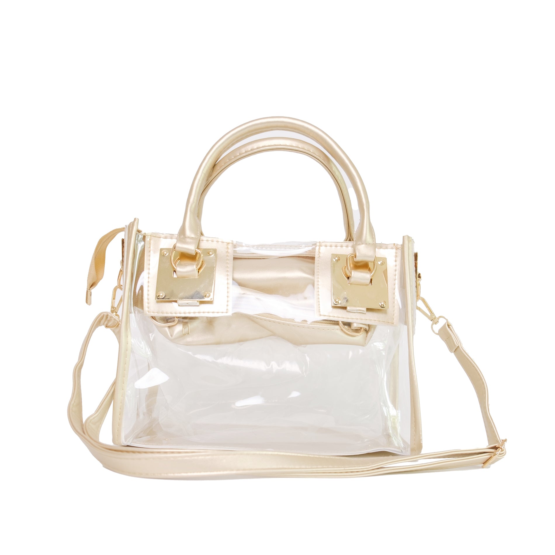 Chokore Chokore Clear Handbag, Set of 2 (Gold) Chokore Clear Handbag, Set of 2 (Gold) 