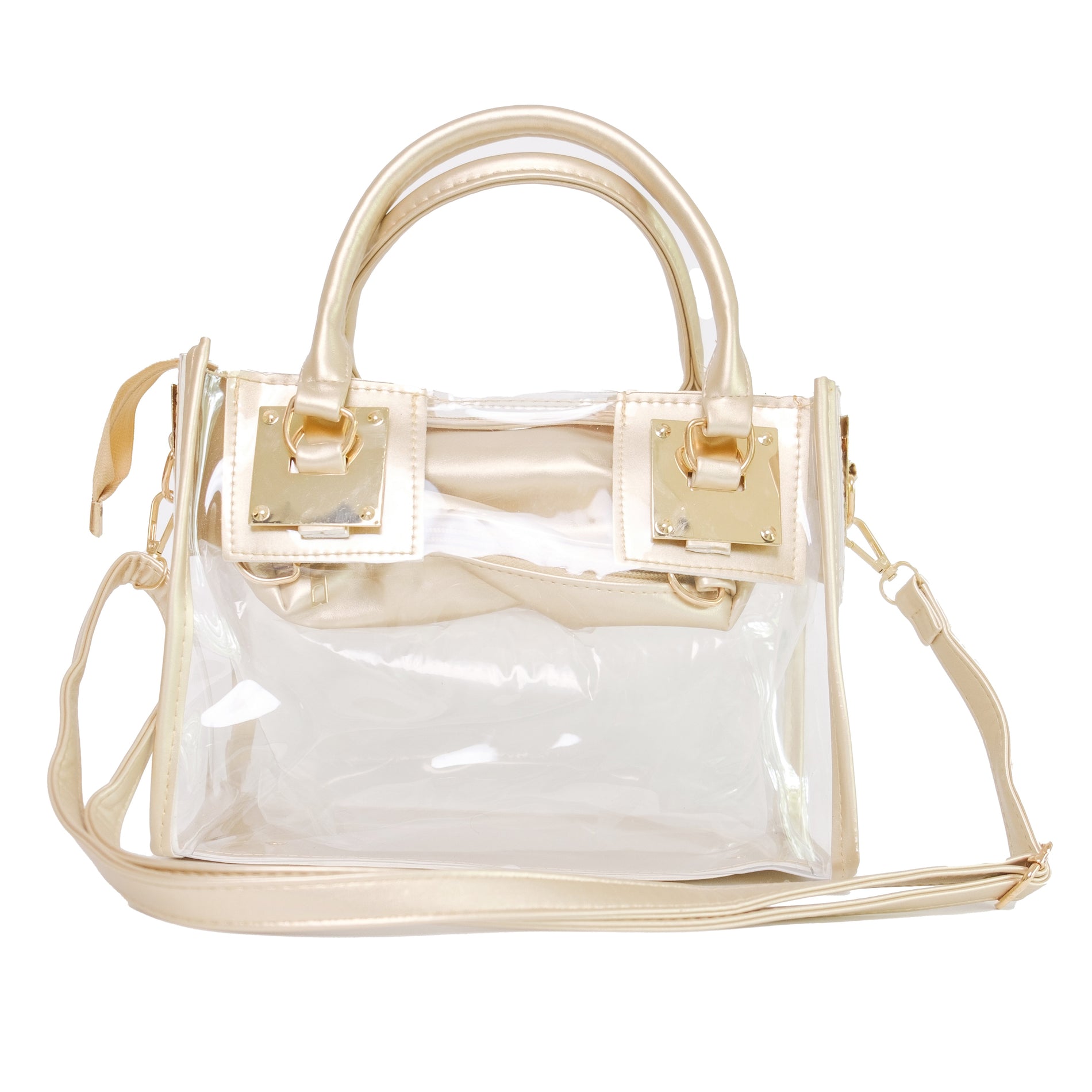 Chokore Chokore Clear Handbag, Set of 2 (Gold) Chokore Clear Handbag, Set of 2 (Gold) 