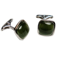 Chokore Chokore Squircle Cufflinks with Stone (Green)