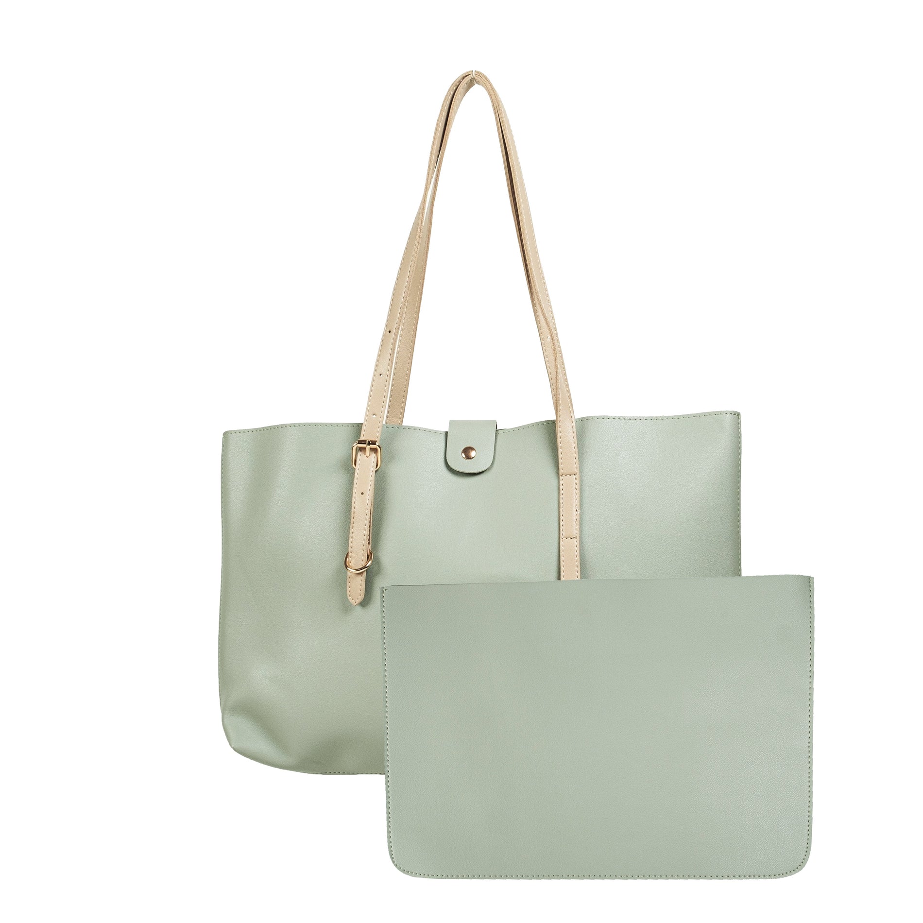 Chokore Chokore Adjustable Tote Bag with Laptop Sleeve (Light Green) Chokore Adjustable Tote Bag with Laptop Sleeve (Light Green) 