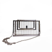 Chokore Chokore Metallic Cage Handbag (Black)