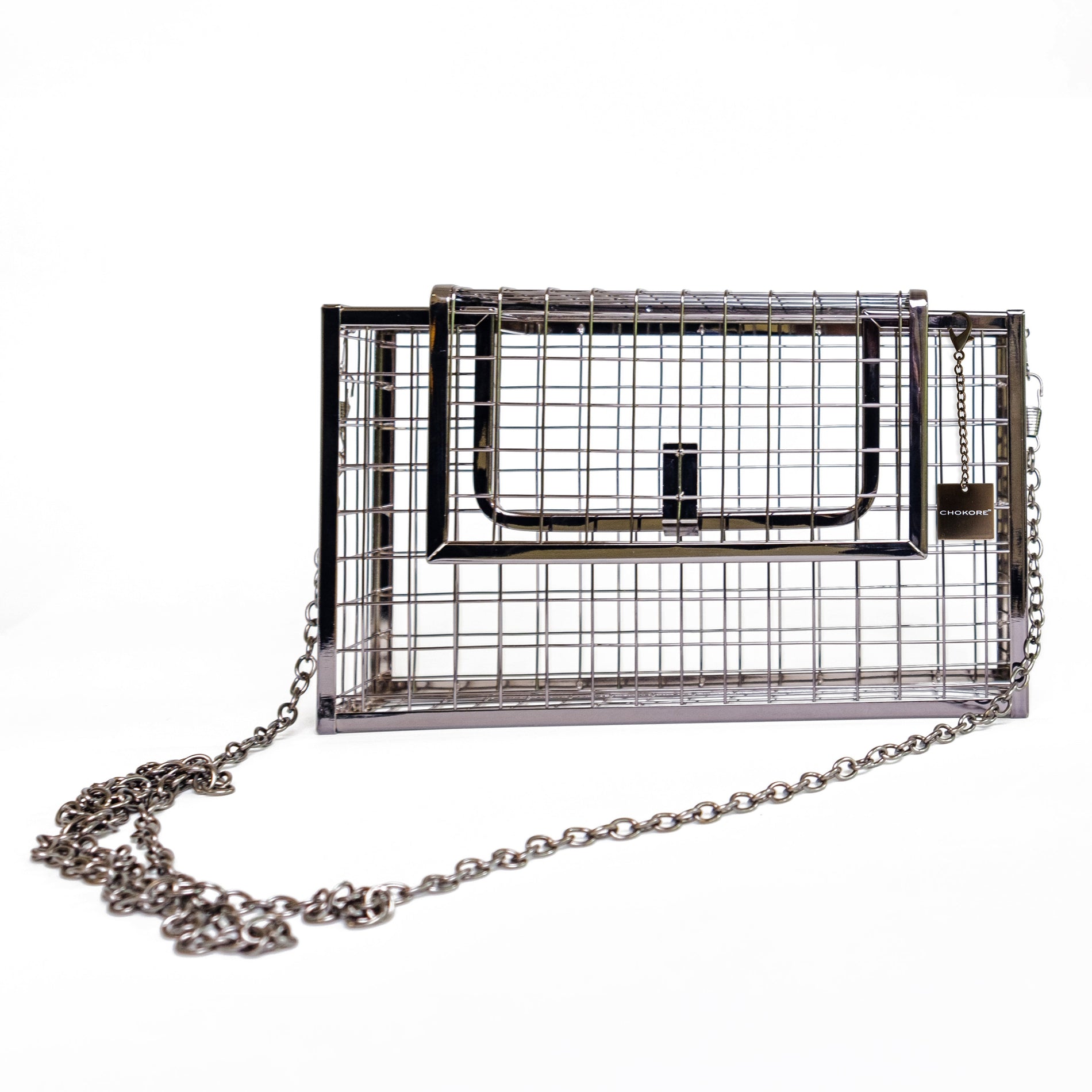 Chokore Chokore Metallic Cage Handbag Chokore Metallic Cage Handbag 