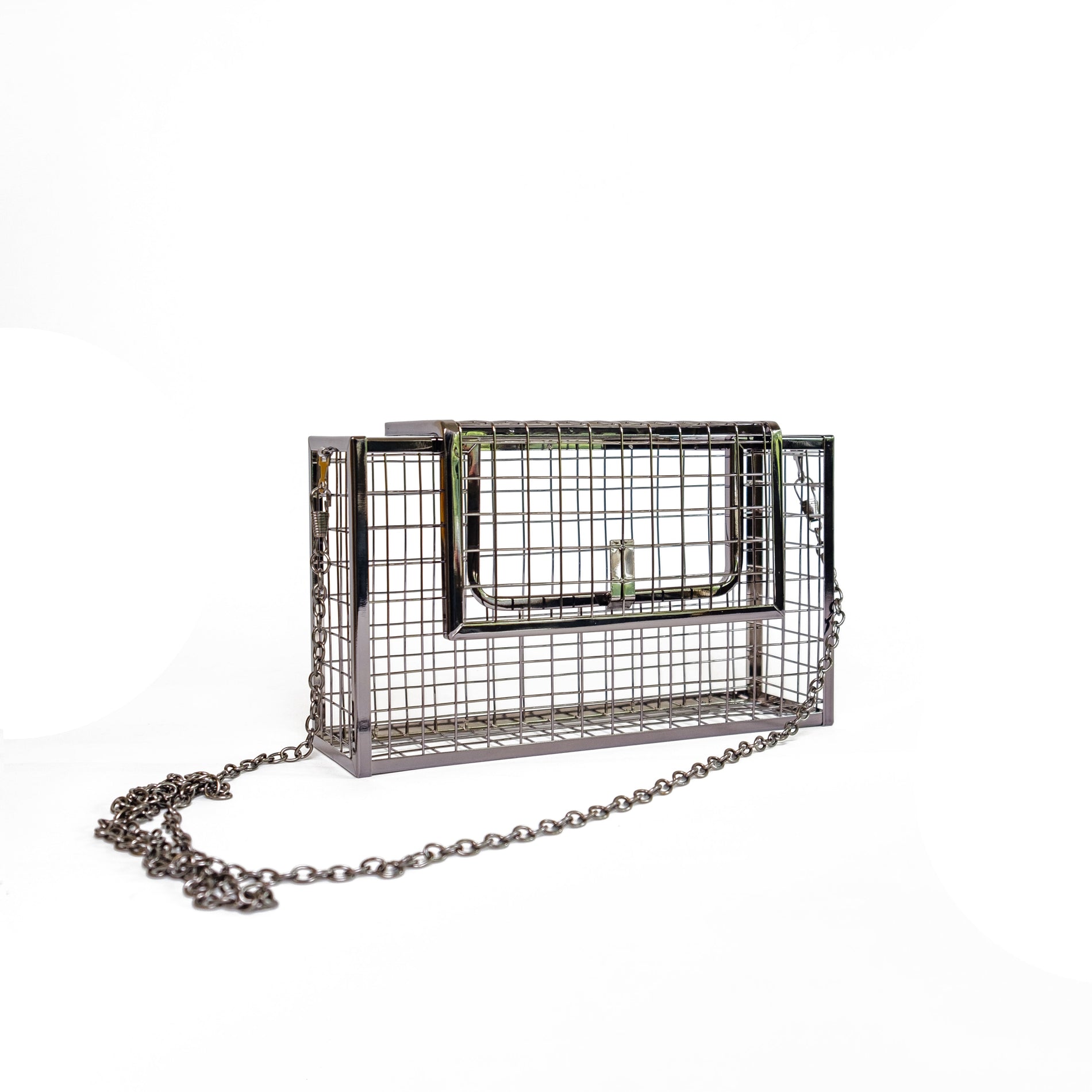 Chokore Chokore Metallic Cage Handbag Chokore Metallic Cage Handbag 