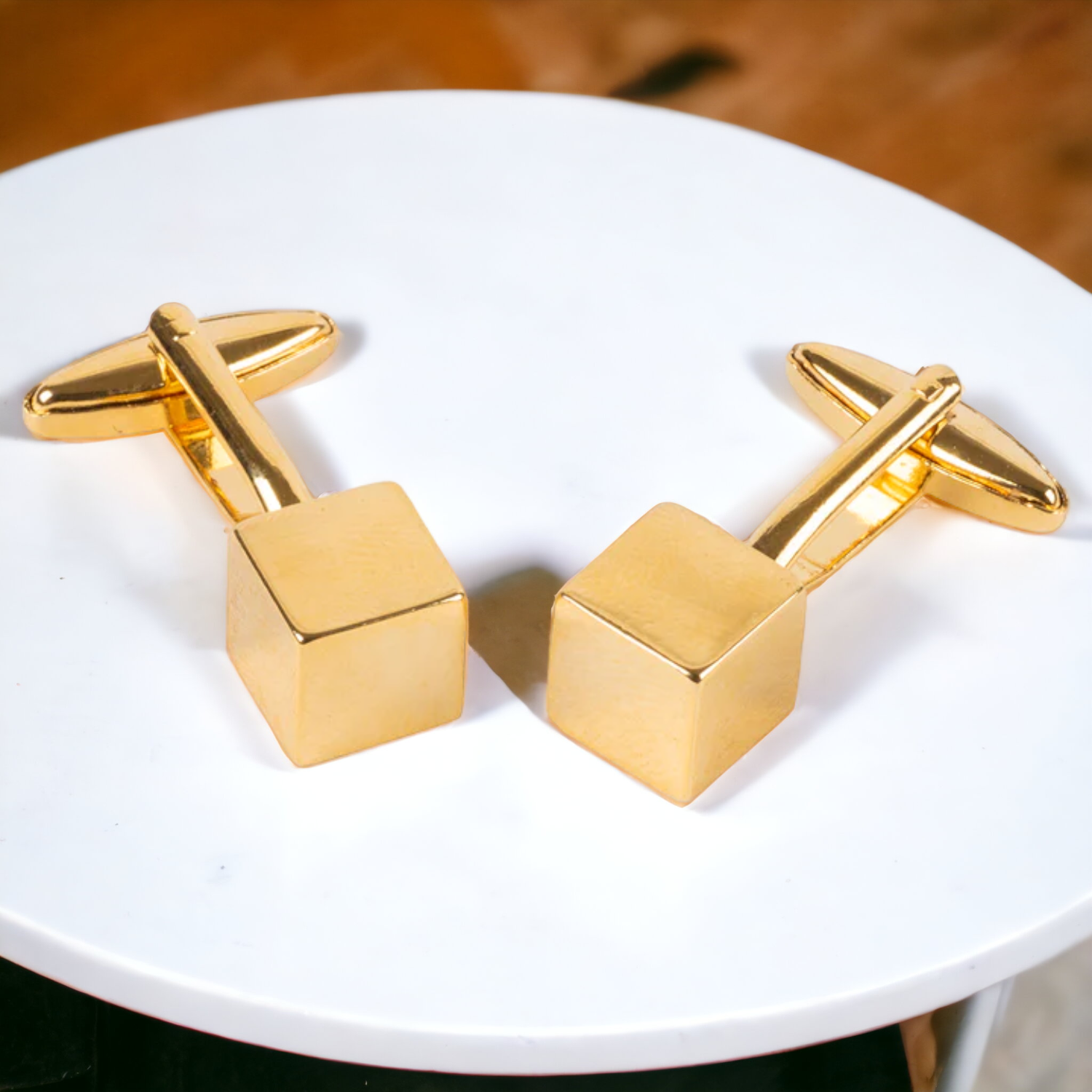 Chokore  Chokore Gold Square Shaped Premium Range of Cufflinks 