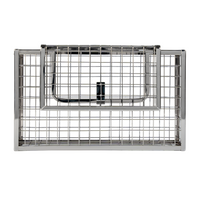 Chokore Chokore Metallic Cage Handbag (Silver)