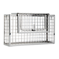 Chokore Chokore Metallic Cage Handbag (Silver)