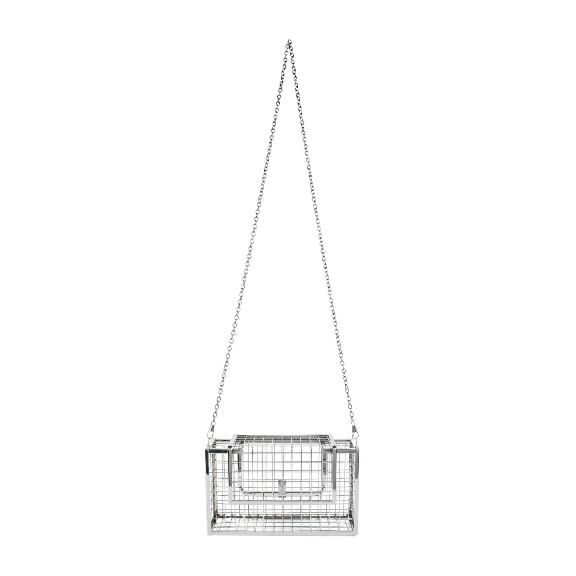 Chokore Chokore Metallic Cage Handbag (Silver) Chokore Metallic Cage Handbag (Silver) 