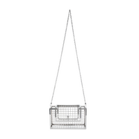 Chokore Chokore Metallic Cage Handbag (Silver)