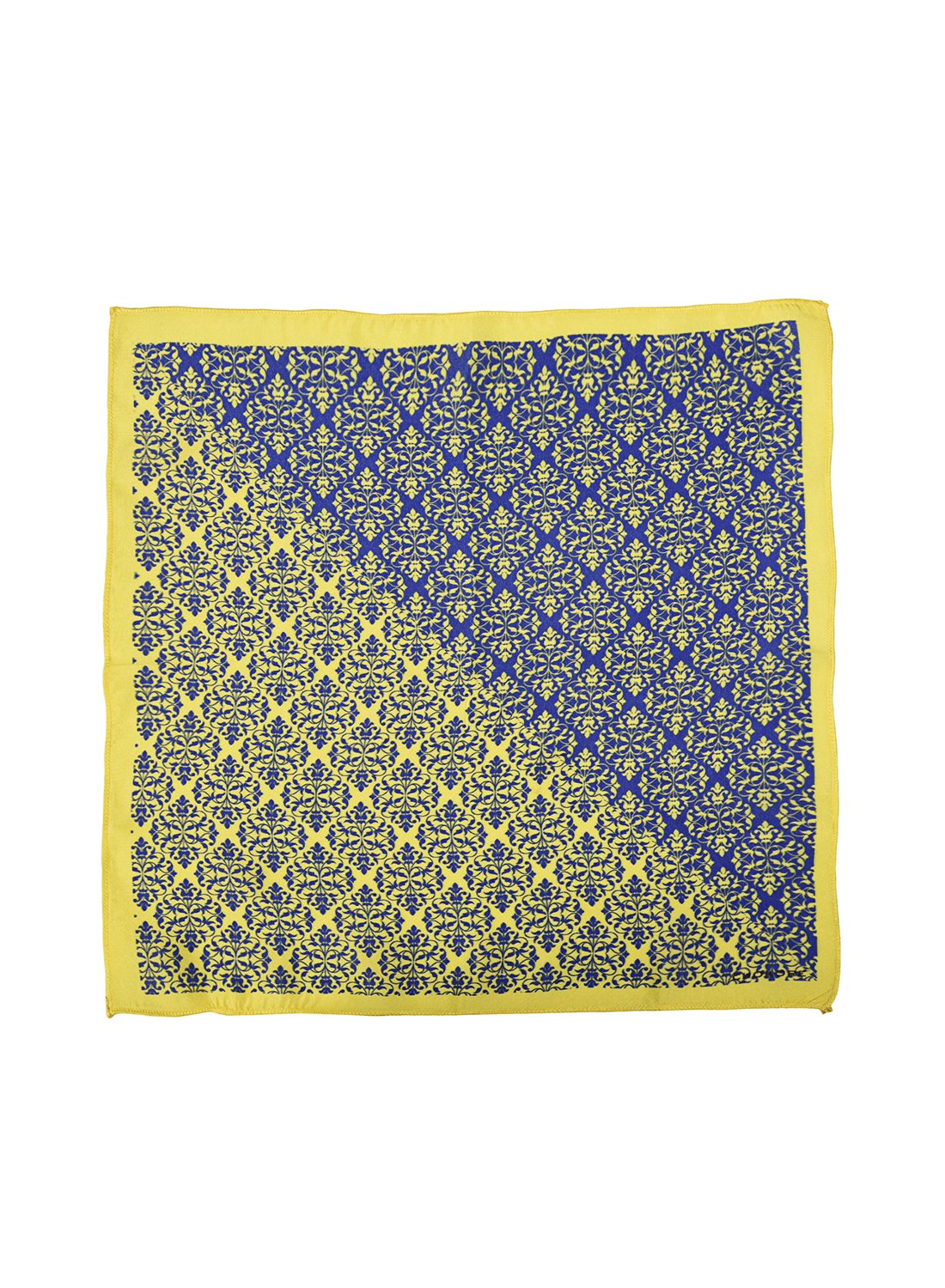Chokore Chokore Yellow and Blue Silk Pocket Squares from Indian at Heart collection Chokore Yellow and Blue Silk Pocket Squares from Indian at Heart collection 